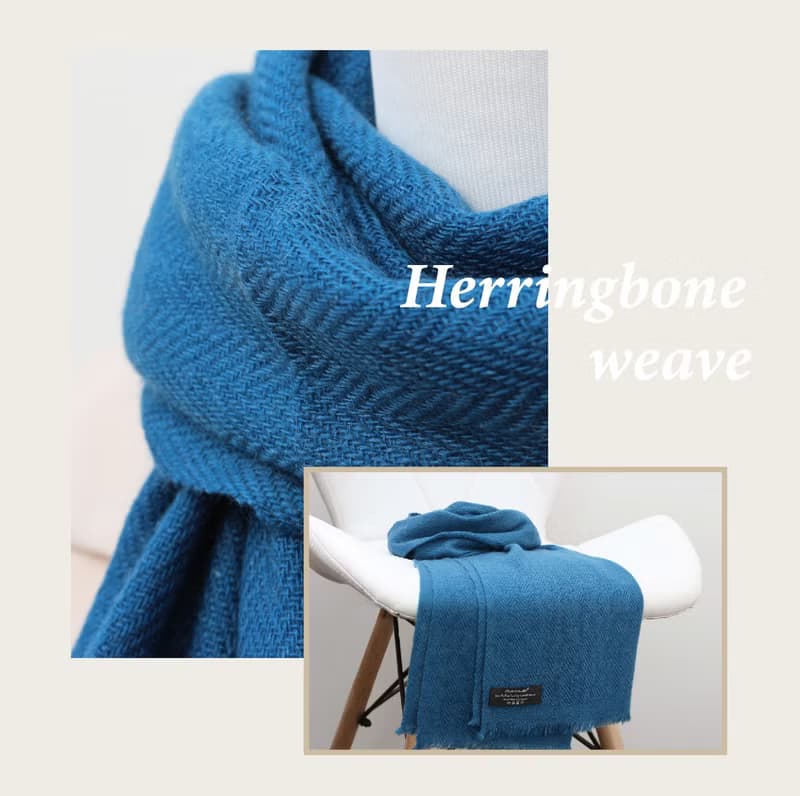 【愛奇蹟 Amour Miracle】喀什米爾 人字形圍巾 Cashmere scarf