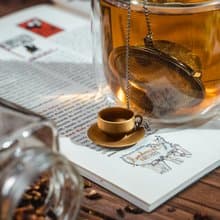01LIV 不銹鋼濾茶器 CHICHI 濾茶球 茶杯吊饰 原創設計 泡茶器