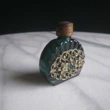 【老時光 OLD-TIME】早期二手捷克精緻手工製作隨身香水瓶