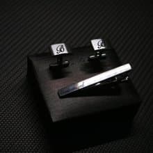 金屬字母姓名袖扣領帶夾套裝商務紳士禮物