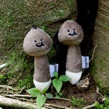 雨過山原創雞樅菌毛絨掛件可愛蘑菇包掛件搞笑鑰匙扣玩偶小公仔