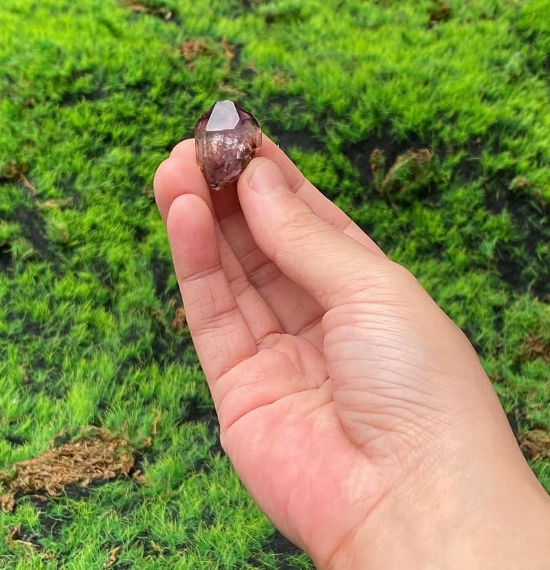能量擺飾-天然能量彩虹超七水晶原石 招財 智慧 療癒 財運 事業