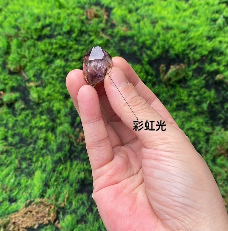 能量擺飾-天然能量彩虹超七水晶原石 招財 智慧 療癒 財運 事業