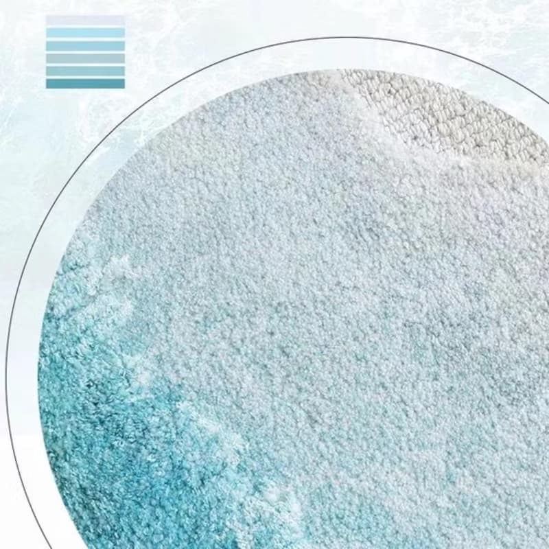 北歐風 手作 羊毛地毯 瑪律地夫海浪 客廳臥室床邊墊 家居裝飾