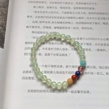 售完欣賞//清。天然葡萄石 南紅 青金石 黃玉 草莓晶 天河石手鏈