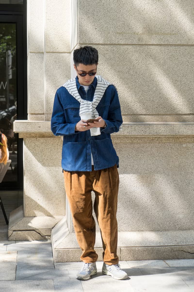 DENIM SHIRTS 日系洗水牛仔襯衫 復古indigo 休閒多口袋設計