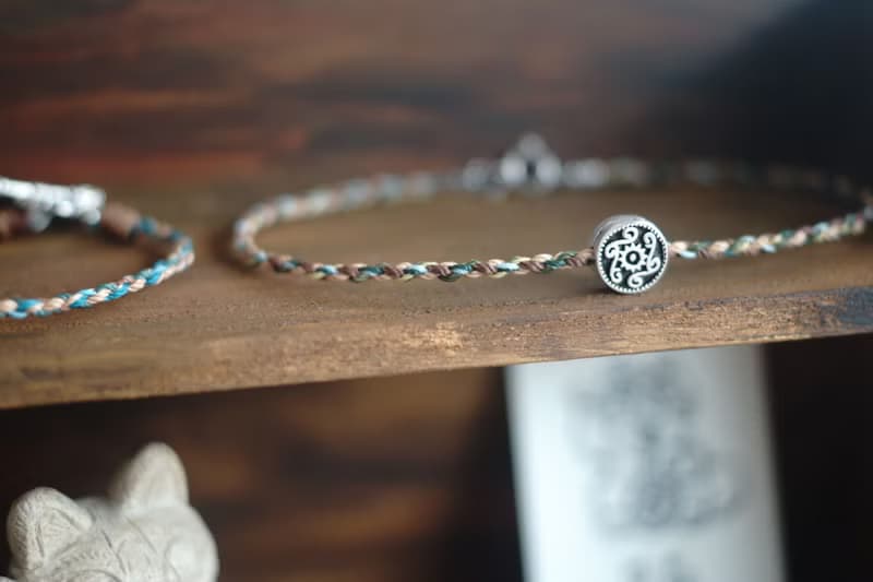 太陽與風_守護者系列_蠟繩手環腳環 | 小火龍礦編 |