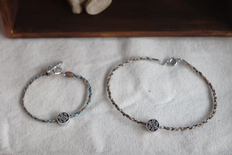 太陽與風_守護者系列_蠟繩手環腳環 | 小火龍礦編 |