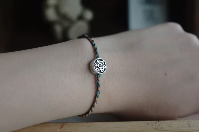 太陽與風_守護者系列_蠟繩手環腳環 | 小火龍礦編 |