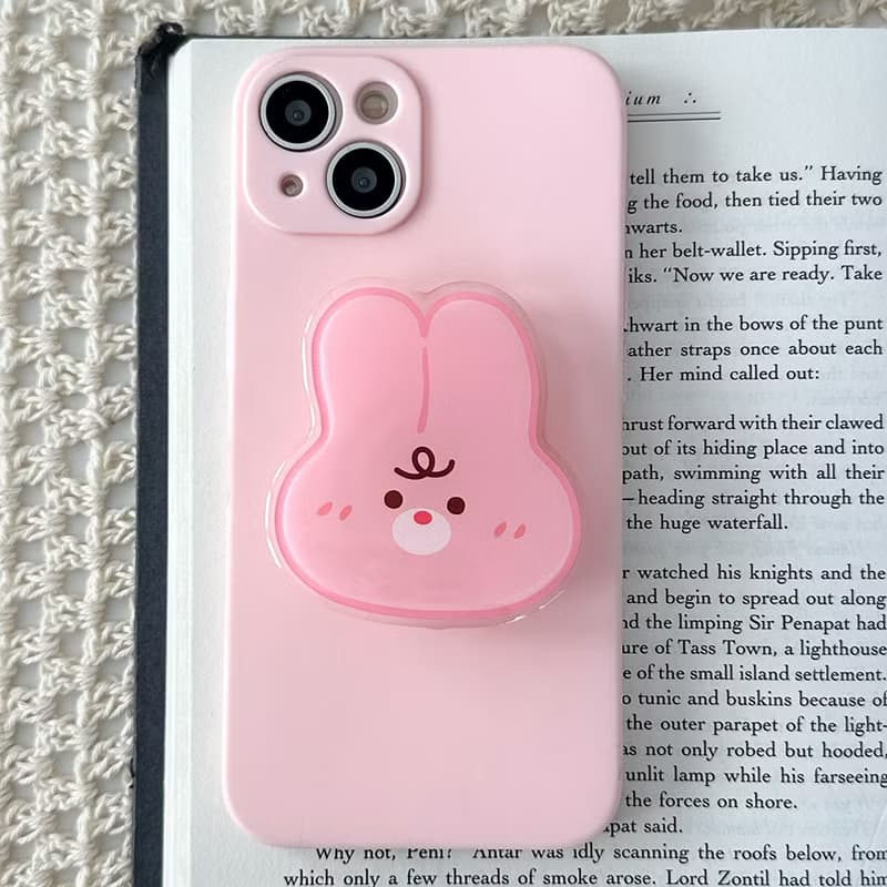 Rabbit rumi grip smartphone acrylic smart tok