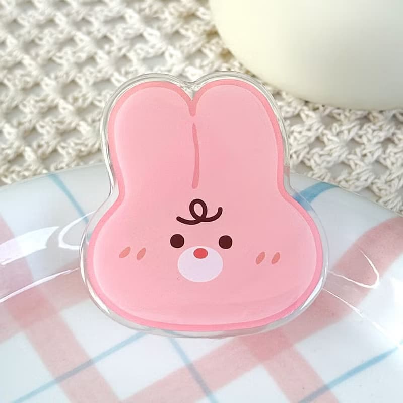 Rabbit rumi grip smartphone acrylic smart tok