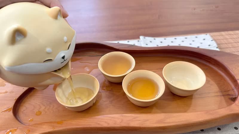 柴犬大學 柴犬茶壺套組 柴犬旅行快客杯 泡茶壺 旅行茶具 送禮