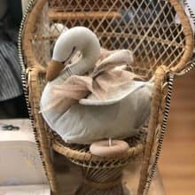 法國 Moulin Roty 懸掛天鵝音樂鈴 19cm