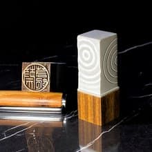 漣 國家認證專利5分手工清水模印章 送刻印 世界獨家