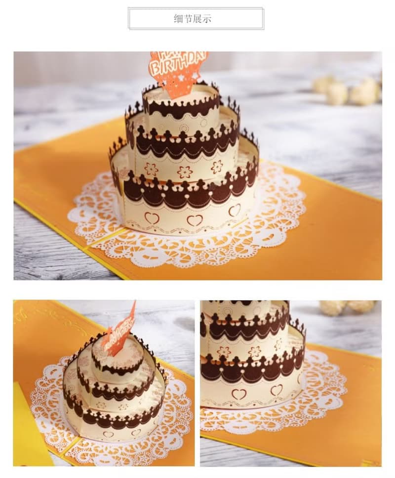 手作360度全立體卡片_生日一定要快樂喔_生日卡