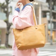 托特包 系統收納 分類用口袋 簡約風 日本直送 駝色