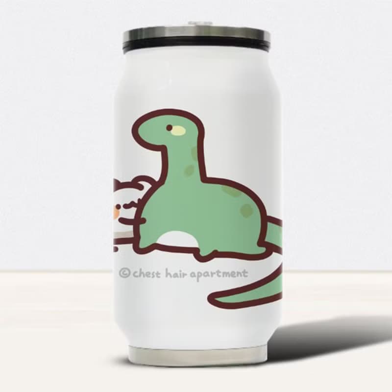 汽水造型保溫杯 10oz (兩款選) | 胸毛公寓 散水禮物