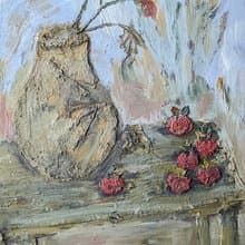 投手 油畫 秋季 蘋果 手工 原創藝術 壁畫 餐具