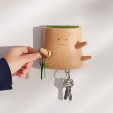 【現貨供應】小樹妖鑰匙掛架 可加購雷射雕刻 喬遷 新家禮物