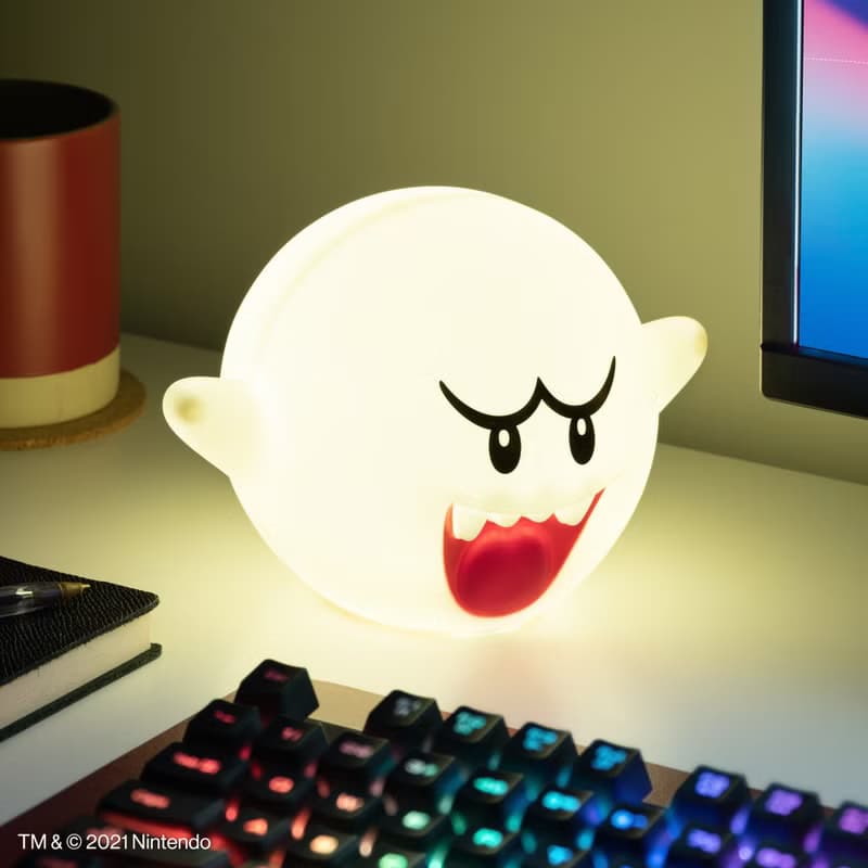 【MAR10 DAY免運】任天堂MARIO瑪利歐害羞幽靈 BOO 發聲燈