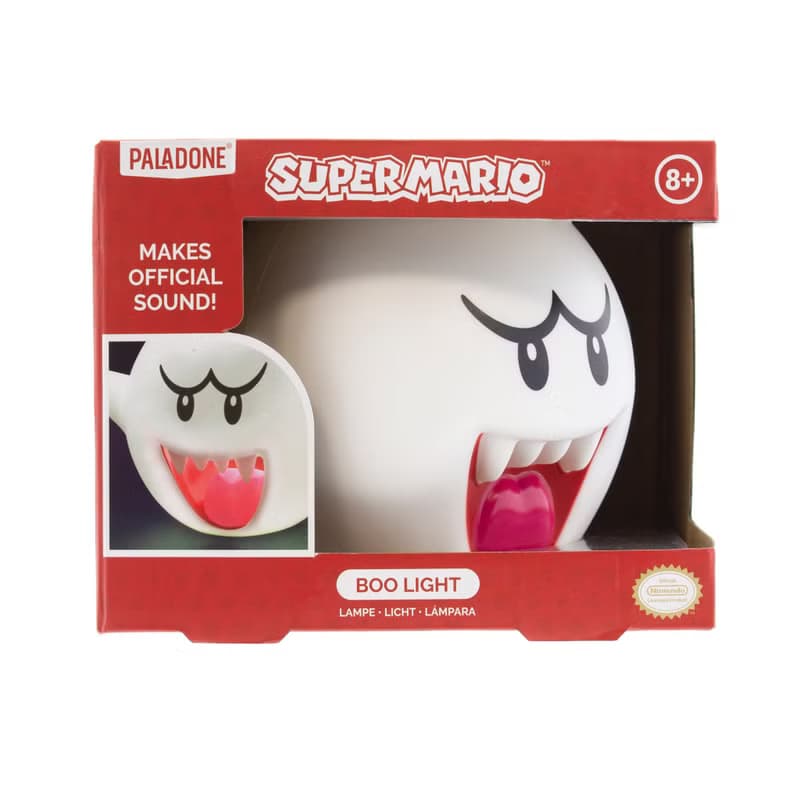 【MAR10 DAY免運】任天堂MARIO瑪利歐害羞幽靈 BOO 發聲燈