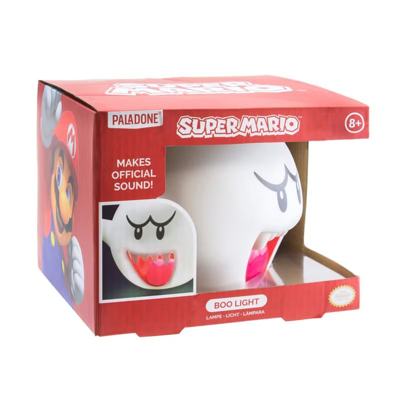 【MAR10 DAY免運】任天堂MARIO瑪利歐害羞幽靈 BOO 發聲燈