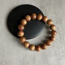 【圓珠重油/沉水款】印度老山壇單圈手串10~16mm 送養珠粉/玻璃罐