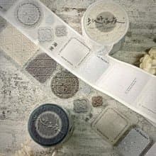 5cm 亮面PET/模造紙 割型紙膠帶-紙的溫度&蒔絮聯名