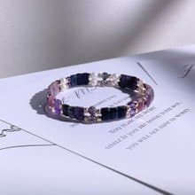 溫柔的註解|天然淡水珍珠|碧璽|紅石榴 |超七|水晶手鍊 A29-2