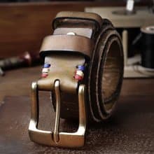 真皮皮帶 | 個性男用皮帶 | 男友皮帶推薦 | 手工寬3.8cm皮帶