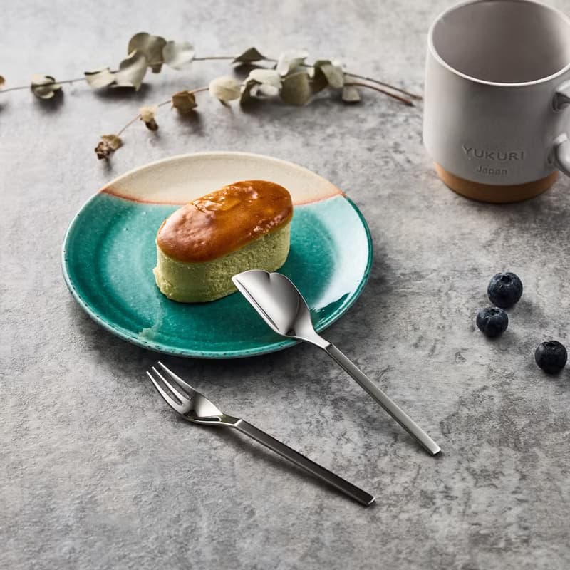 日本山崎金屬 - NAPOLI系列 - 不鏽鋼蛋糕叉 (140 mm)