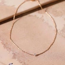 petit zirconia bracelet PGニッケルフリープチフィットブレスレット　着脱簡単　キュービックジルコニアブレスレット　ピンクゴールド
