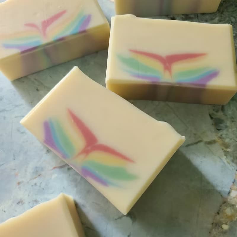 彩虹苗-精油藝術手工皂