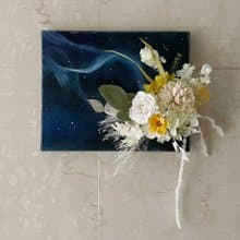 【永生花禮】靜夜繁花油畫永生花/開幕花禮/升遷花禮/祝賀花禮