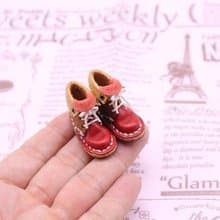 小さな革ブーツ｜チョコ×ストロベリー