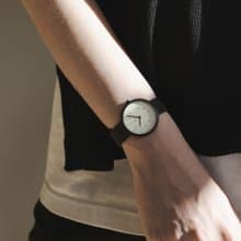 Papillon 34mm 黑色皮帶/米蘭錶帶 瑞士機芯 藍寶石防花玻