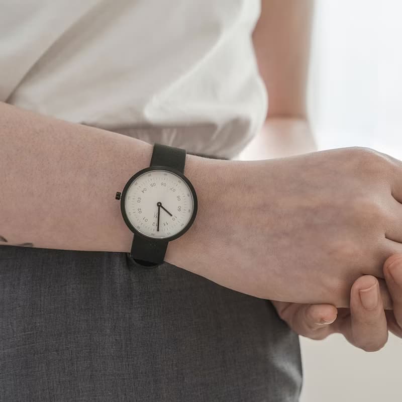 Papillon 34mm 黑色皮帶/米蘭錶帶 瑞士機芯 藍寶石防花玻