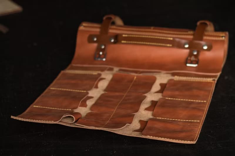 Leather watch roll for 6-18 watches, Leather pouch watch, Watch storage