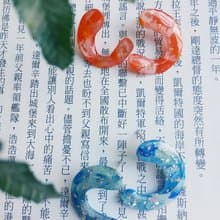 你好 色彩系列-色彩大C 耳環/耳飾