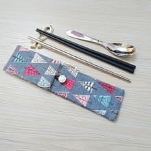 環保餐具收納袋 餐具套 雙層筷袋 樹