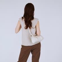 韓國製 MUR Atte 手袋/單肩包/手提袋 (Crinkle Ivory)