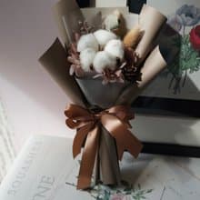 永生棉花花束/畢業花束/生日花束/乾燥花束/棉花/永生花