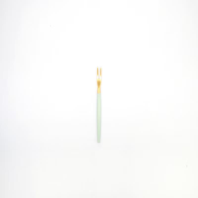 葡萄牙 Cutipol  GOA  青玉金 12CM 迷你水果叉四件組