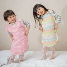 日本6重紗呼呼防踢被_幼童版_42X64cm兒童版_防踢背心(台灣製造)