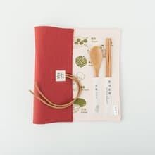 餐墊(含餐具)/美味台灣_水果/杏綠色