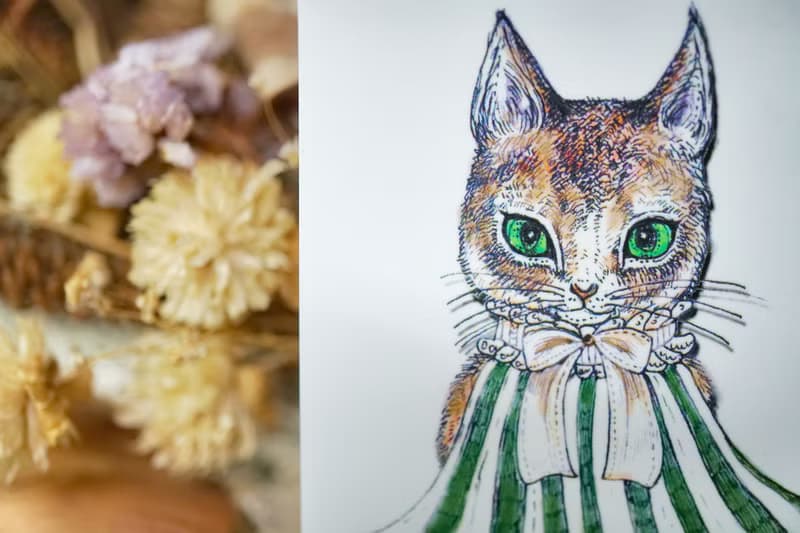 克萊兒─手繪日製動物療癒防水貼紙/小卡片/行李箱/筆電