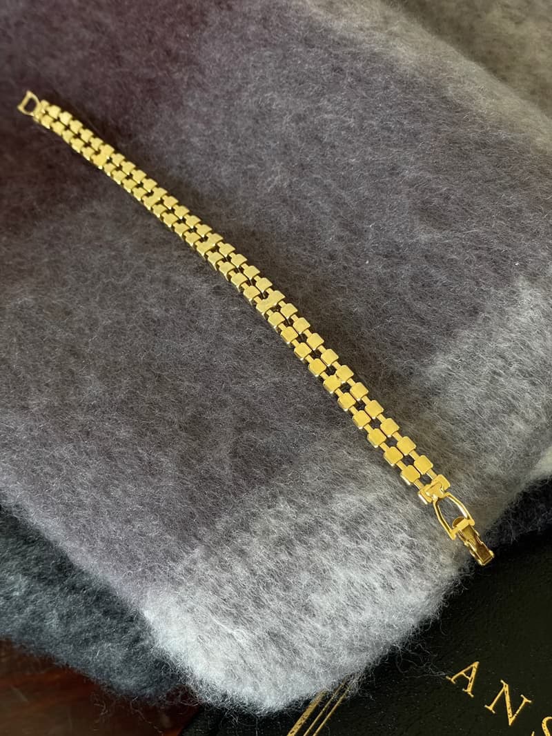 古董摩登透明萊茵石手鍊  BR116