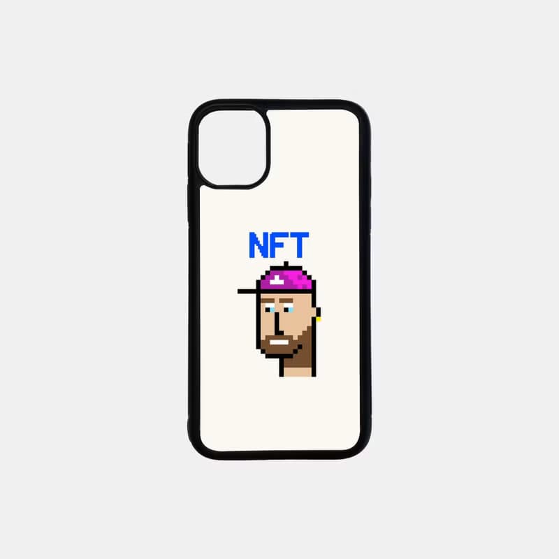 【NFT系列】iphone手機殼圖案文字訂製 NFT加密像素風創意禮物