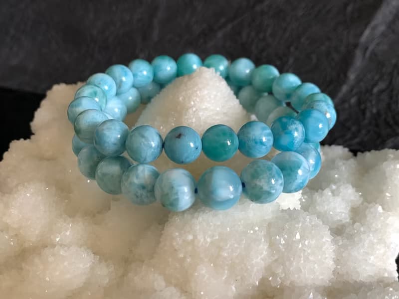 快速出貨 拉利瑪 海洋精靈手鍊 海紋石手鍊