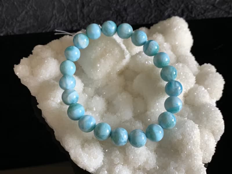 快速出貨 拉利瑪 海洋精靈手鍊 海紋石手鍊